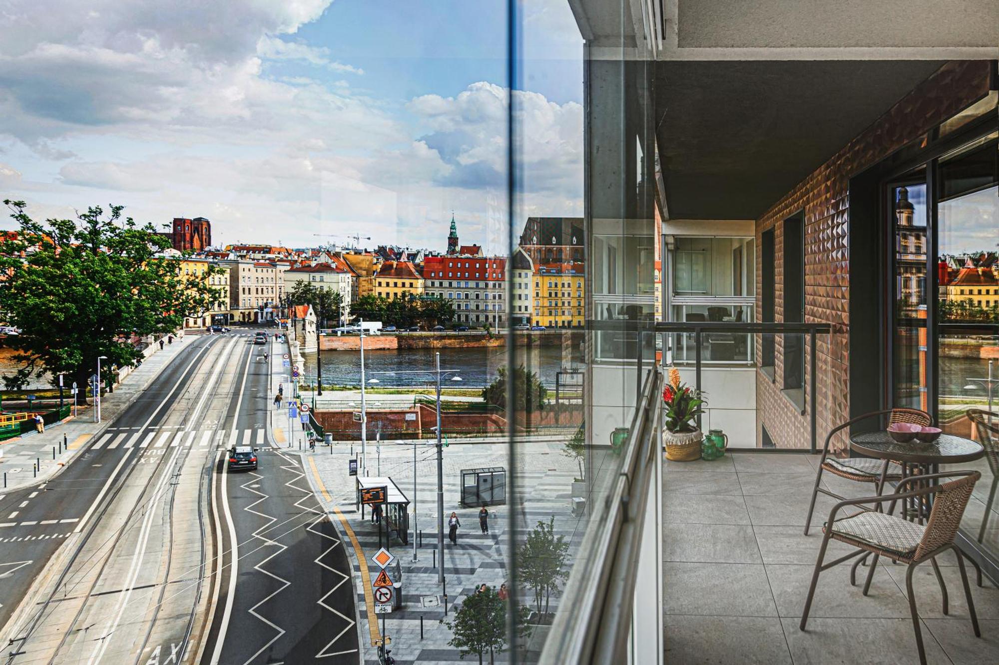 Luksusowy Apartament Z Parkingiem I Klimatyzacja W Samym Centrum Wroclawia 외부 사진
