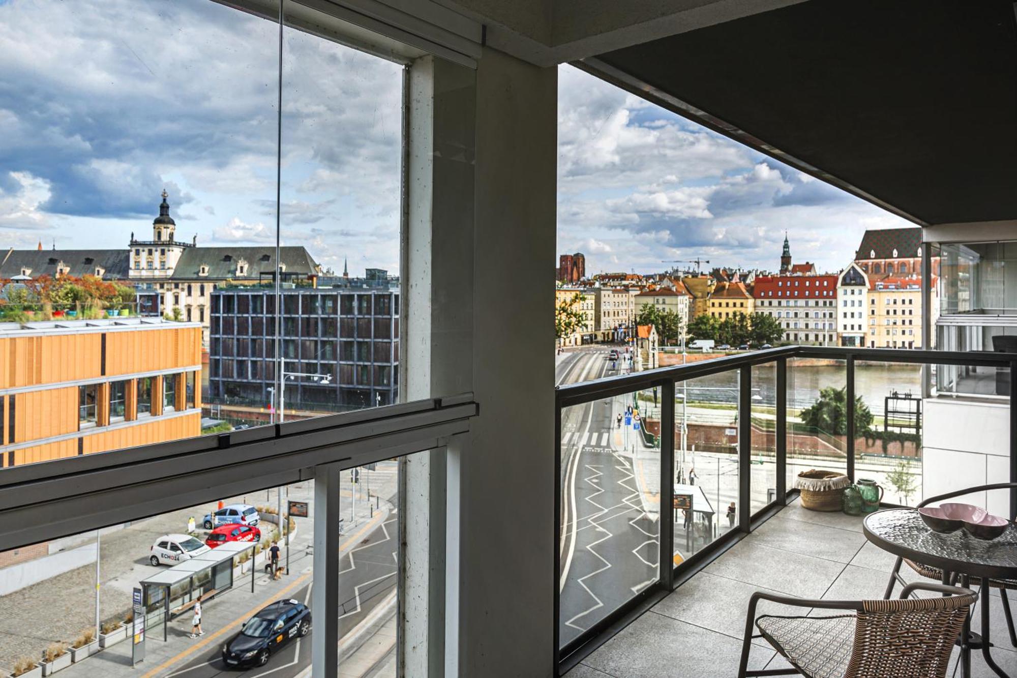 Luksusowy Apartament Z Parkingiem I Klimatyzacja W Samym Centrum Wroclawia 외부 사진